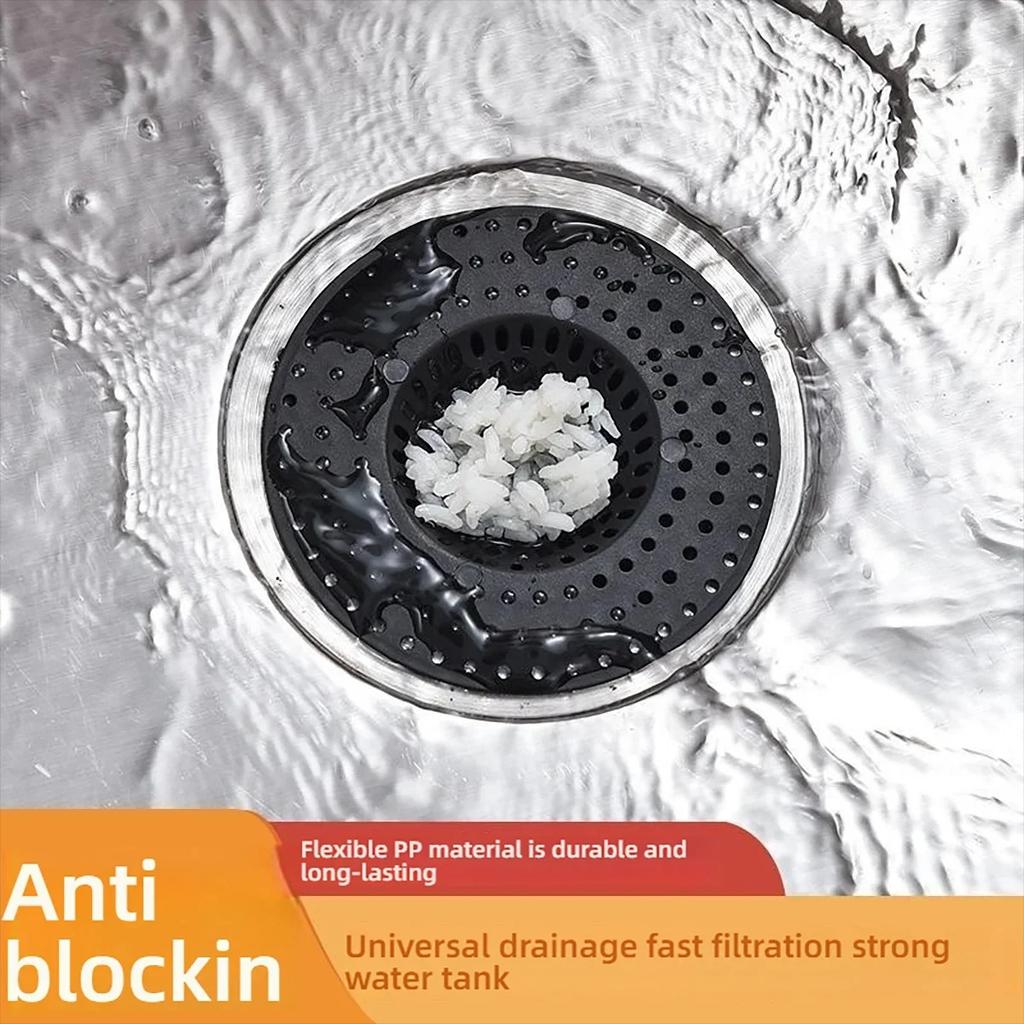1pc Sink Filter Bathroom Floor Drain Filter Sewer Filter Anti-Clogging Household Filter Easy To Clean
