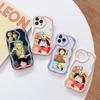 Cute Cartoon Pattern Cream Texture Casing Wavy Edge Soft Silicone Cover Phone Case for OPPO Reno Realme