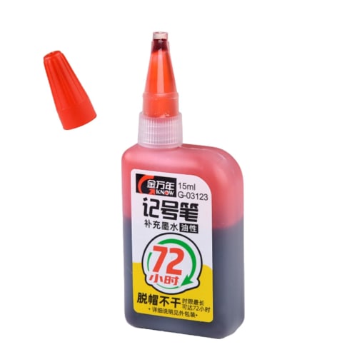 Marker Ink Refills, Oil-Based Marker Refill Ink | Super Color Oil-Based Marker Ink Refills - Multicolor Oil-Based Marker Accessories, Waterproof Woodw