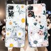 Прозрачный чехол для телефона с цветочным ромашкой для Xiaomi Redmi Note 12 7 8 9 8t 11t 8 10 Pro 9s 10s 11 11s для Mi 9a 9 9c 9t 10 10c K40