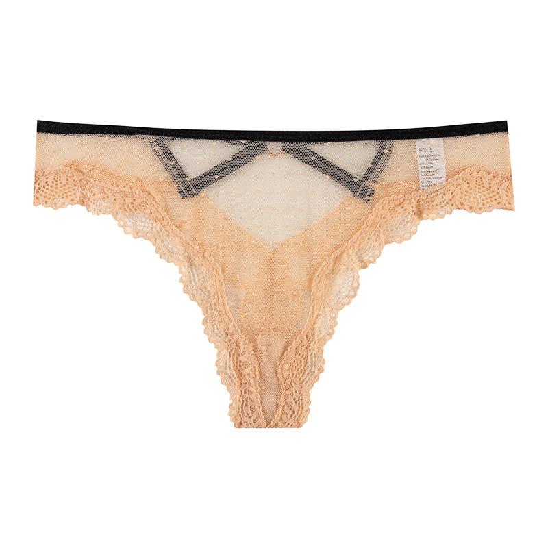 Кружевные трусики Полые сексуальные трусики Трусики с перекрещивающимися краями Прозрачные трусики Кружевные женские трусики