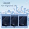 MINISO Мужская футболка с коротким рукавом и молнией до середины, отводящая влагу