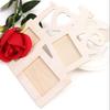 Fashion Art DIY Paint  Wooden Photo Frame Heart Shape Picture Holder Love  Rahmen