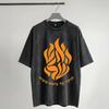 My Fire Rebbe Nachman T Shirts Hip Hop Washed Short Sleeve Harajuku T-Shirts Fashion Men Women Streetwear
