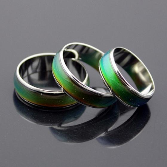 Women Men Emotion Feeling Changing Color Mood Temperature Couple Ring Jewelry