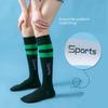 Trendy Over-the-Knee Compression Socks for Fitness, Yoga, Aerobics & Running - Stylish Two-Bar Design