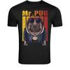 Mr Pug Cool Dog With Sunglasses T-Shirt - Funny Vintage Pug