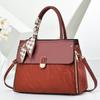 Casual Fashion Pu Bag For Women With Contrast Stitching And Spacious Storage
