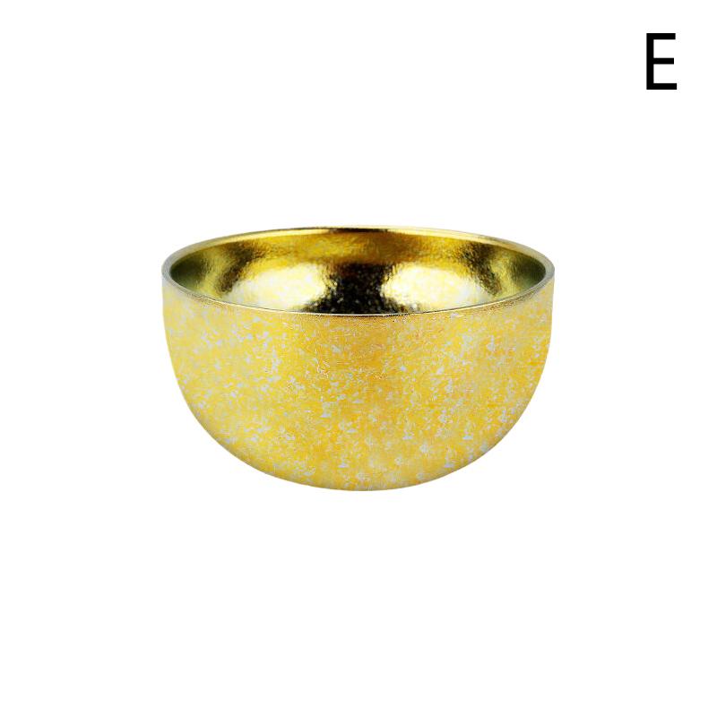 Титановая чашка Чистый титановый чайный набор для кемпинга на открытом воздухе Портативный чайный набор Портативный для хранения дома Двухслойная антиожоговая чайная чаша