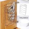 Multifunctional Kitchen Pot and Lid Rack Wall-mounted Storage Rack Cutting Board Storage Rack
