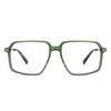VINCENT CHASE EYEWEAR Zero Power Bluecut & Antiglare Компьютерные очки | Зеленые прозрачные квадратные очки с полной оправой | Для мужчин и женщин | | VC E000282