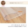Teijin Kitchen Transparent PVC Floor Protection Scratch and Stain Easy to Rounded and Mat, Mat, 1.5mm Thick, 45x120cm, Resistant, Clean,