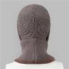 In autumn and winter, the elderly mother wool hat, female velvet thickened warm cycling scarf integrated cold cotton hat