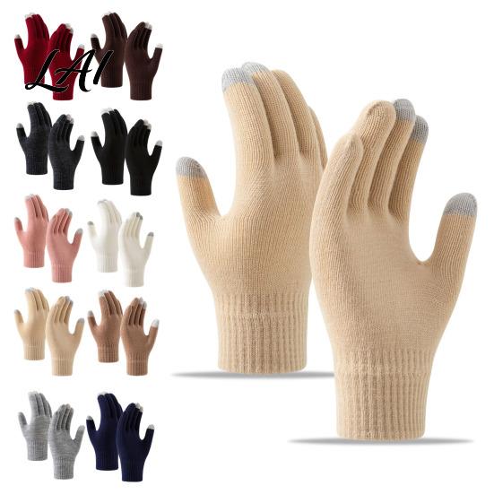 Daily Commuting Driving Gloves Knitted Touchscreen for Women Men Winter Warm Five Finger Gloves Mens Womens Thermal Cold Weather Texting And Outdoor