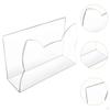 Акриловый почтовый держатель, органайзер для конвертов, простой в использовании, удобный современный доступ, подставка для писем, прозрачный