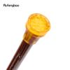 Brown Cicada Bamboo Wooden Single Joint Fashion Walking Stick Decorative Cospaly Cane Halloween Mace Crutch  Wand Crosier 92cm