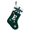 Christmas Stockings Small Embroidered Letter Knitted Xmas Hanging Stocking Decorations Christmas Party Decor