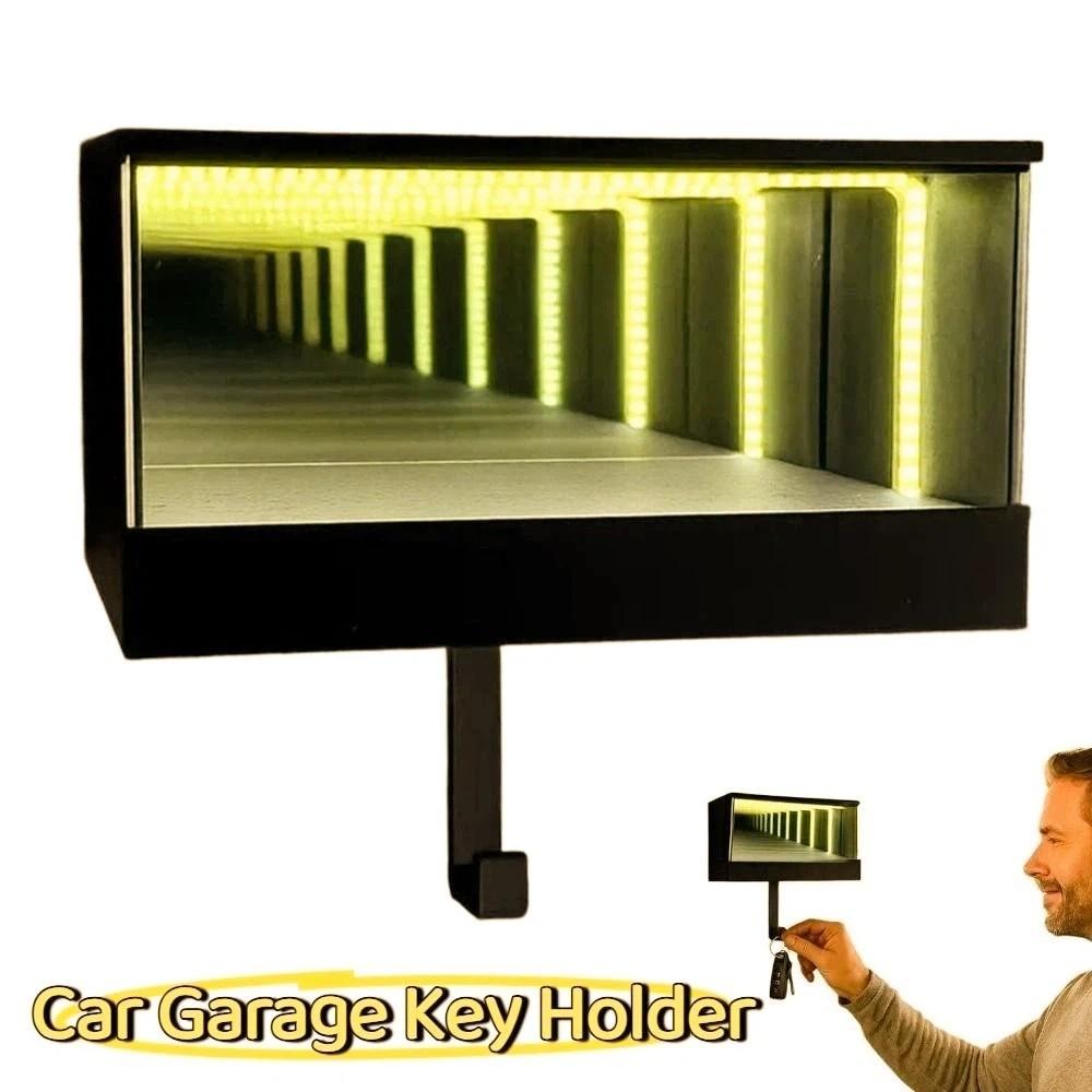 Креативный держатель для ключей от гаража, забавный, со светодиодной подсветкой, настенный, стойка для хранения ключей, экономия места, многофункциональный, вешалка для ключей от машины, прихожая