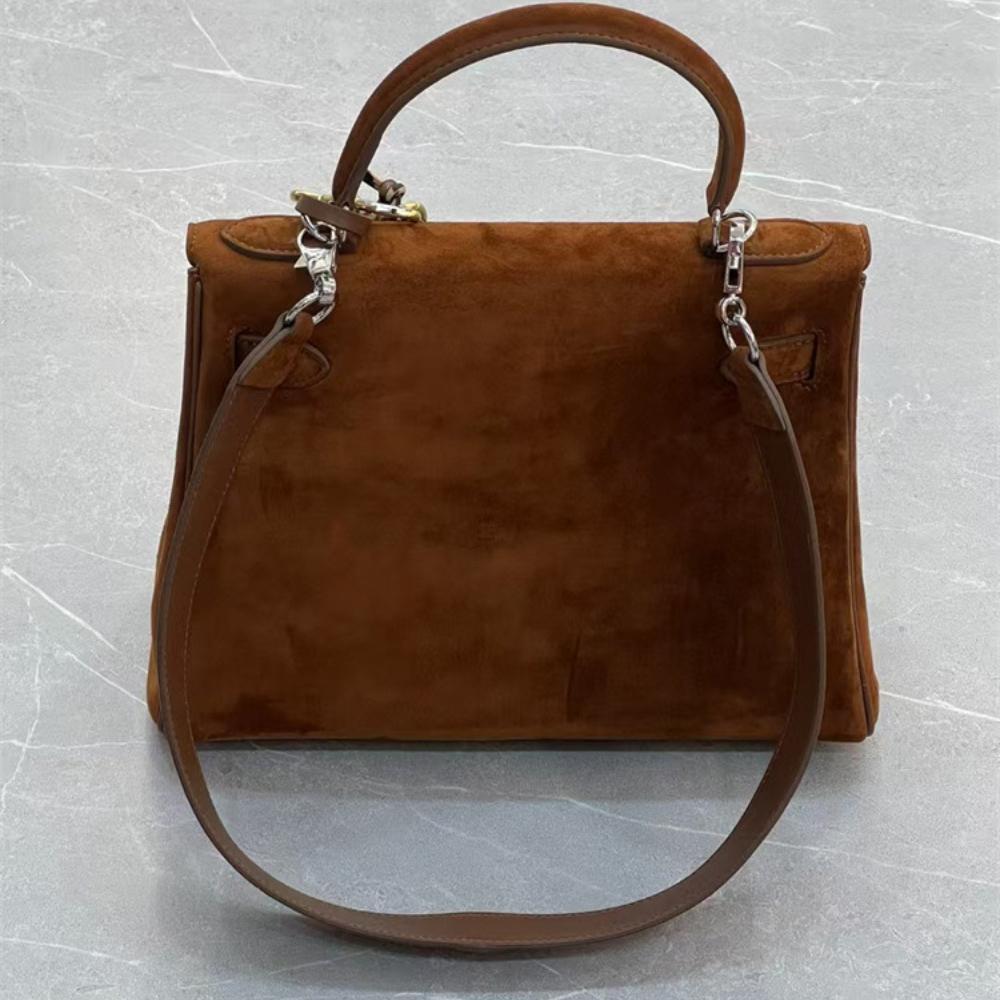 Новая осенне-зимняя сумка с широким плечевым ремнем из матовой кожи, замшевая, из коровьей кожи первого слоя, портативная, на одно плечо, сумка-мессенджер, с высоким чувством