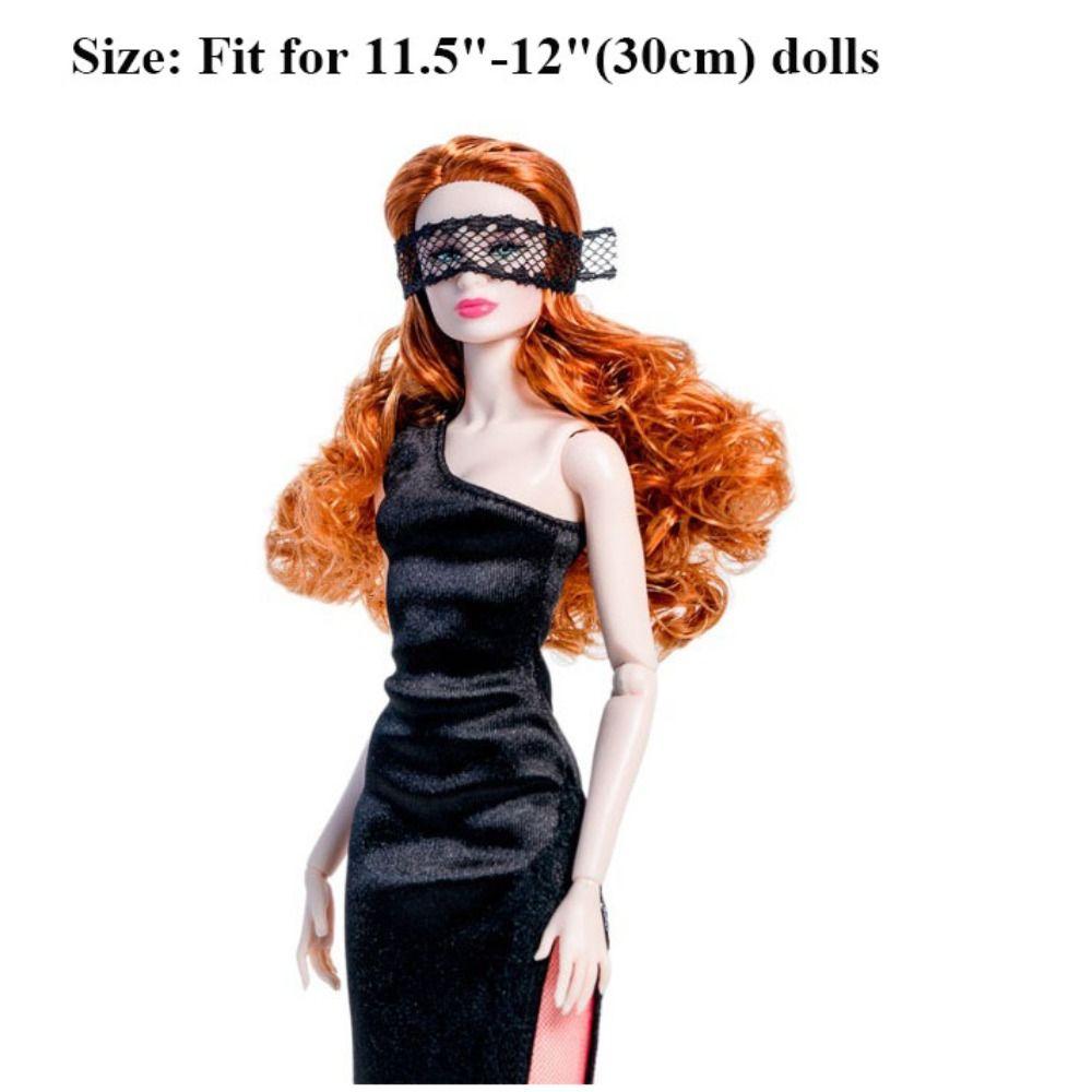 Игрушка своими руками элегантное черное платье модные кукольные вечерние платья для куклы 30 см/для кукол BJD 1/6