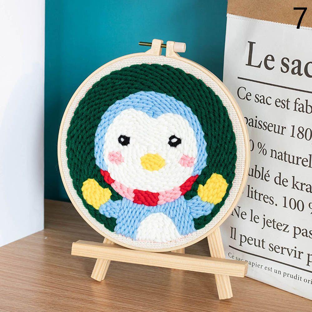 DIY Crafts Швейные принадлежности Вышивальные пяльцы Набор для вышивания Игольчатый дырокол Набор для вышивки крестом