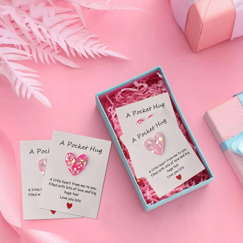 Pocket Hug Heart-Shaped Keepsake  Love Gifts For Girlfriends, Wife, Granddaughter, Daughter's Birthday Gift, For Sisters, Best Friend, Inspirationa