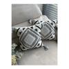 2pcs Throw Pillow Covers With Punch Embroidery