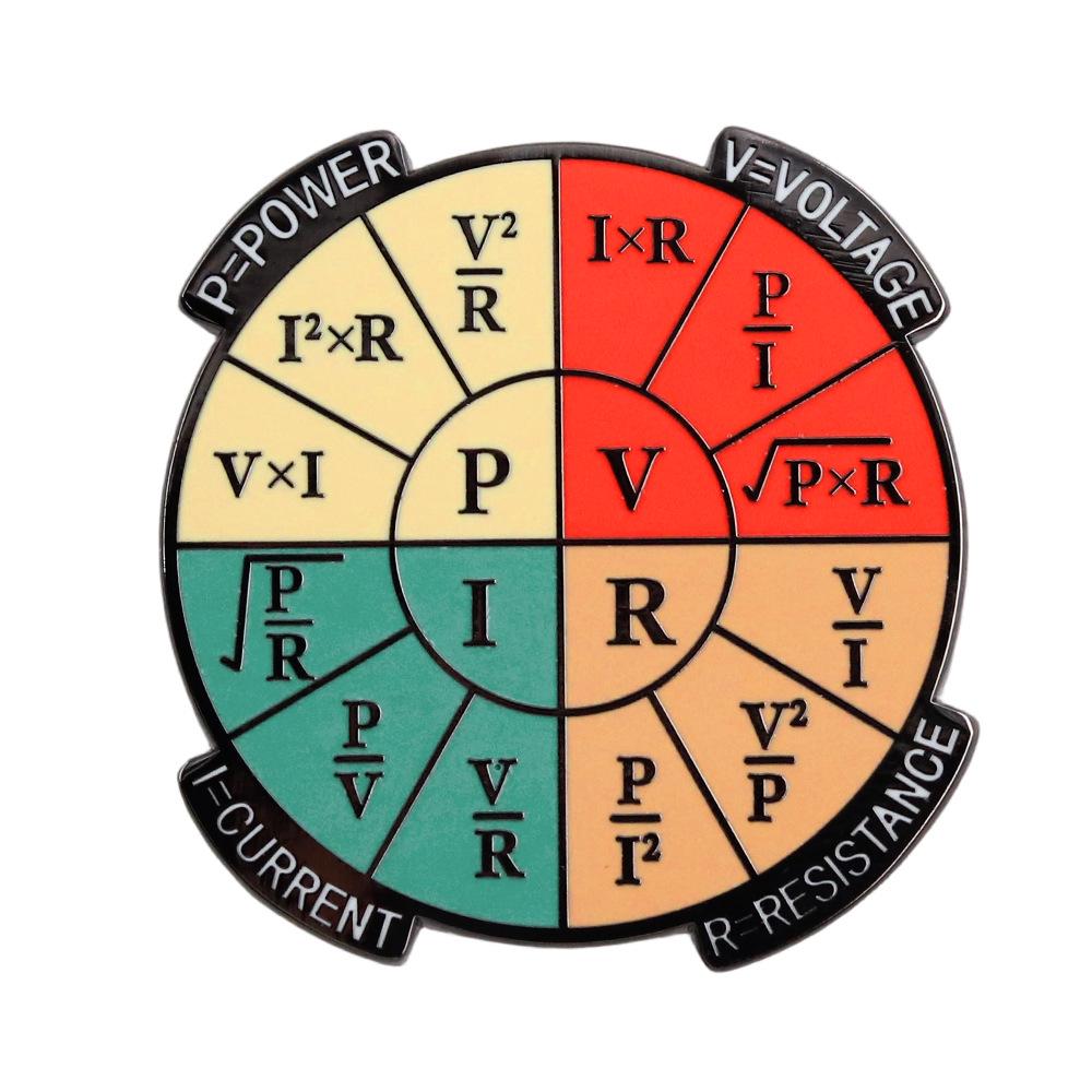 Ohm's Law Formula Badge for Electrical & Physics Students