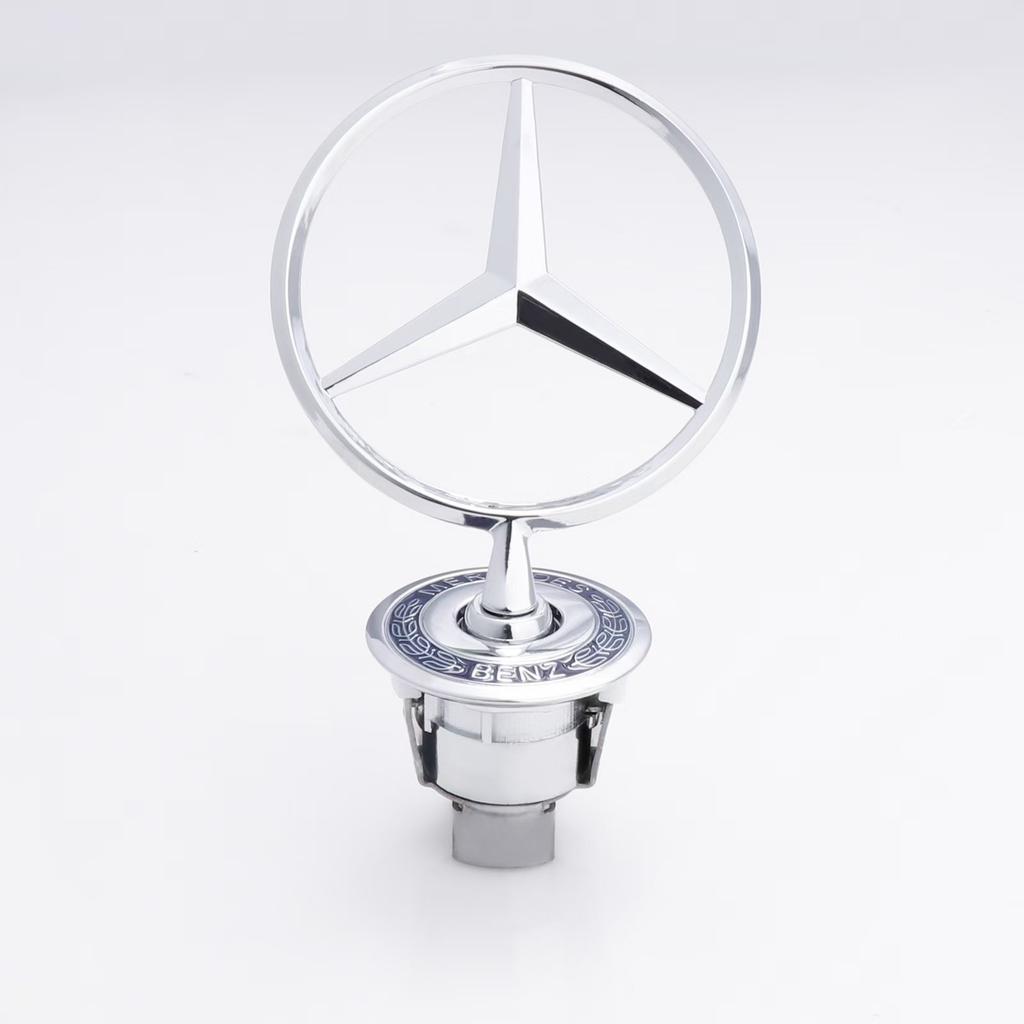 1 шт. 44 мм Эмблема капота двигателя автомобиля Аксессуары для переднего капота для Mercedes Benz AMG W204 W205 W203 W211 W212 W213 W201 W210 W124