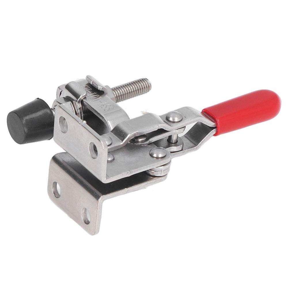 Silver Toggle Clamp Antislip Hand Clamp Tool Heavy Vertical Toggle Clamp Household