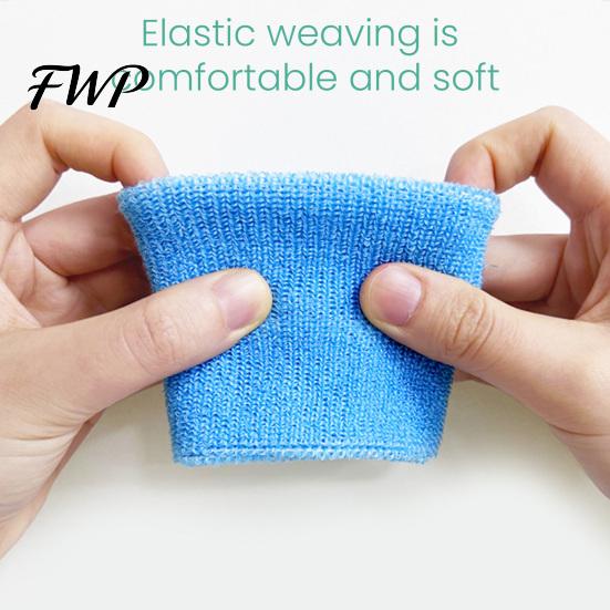 Sensitive Skin Wristband Terry Cloth Wrist Sweatband Breathable Absorbent Sports Band Men Running Women Athletic Football Volleyball Basketball Tennis
