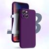 Чехол Full Protection Темно-фиолетовый Для Для Iphone 16 Жидкий силикон Чехол для телефона 11 12 13 14 15 Pro Max Mini X XS XR 7 8 14 15 16 Plus