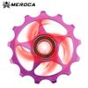 MEROCA 11T 13T MTB Велосипед Задний Переключатель Направляющее Колесо Стальной Подшипник Шкив Алюминиевый Дорожный Велосипед Ролик для Shimano Sram