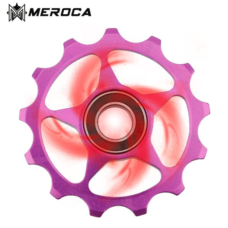 MEROCA 11T 13T MTB Велосипед Задний Переключатель Направляющее Колесо Стальной Подшипник Шкив Алюминиевый Дорожный Велосипед Ролик для Shimano Sram