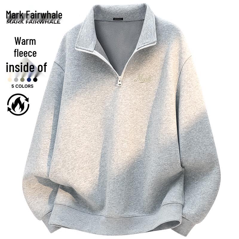 Мужской свитшот Mark Fairwhale на молнии до середины, со стойкой