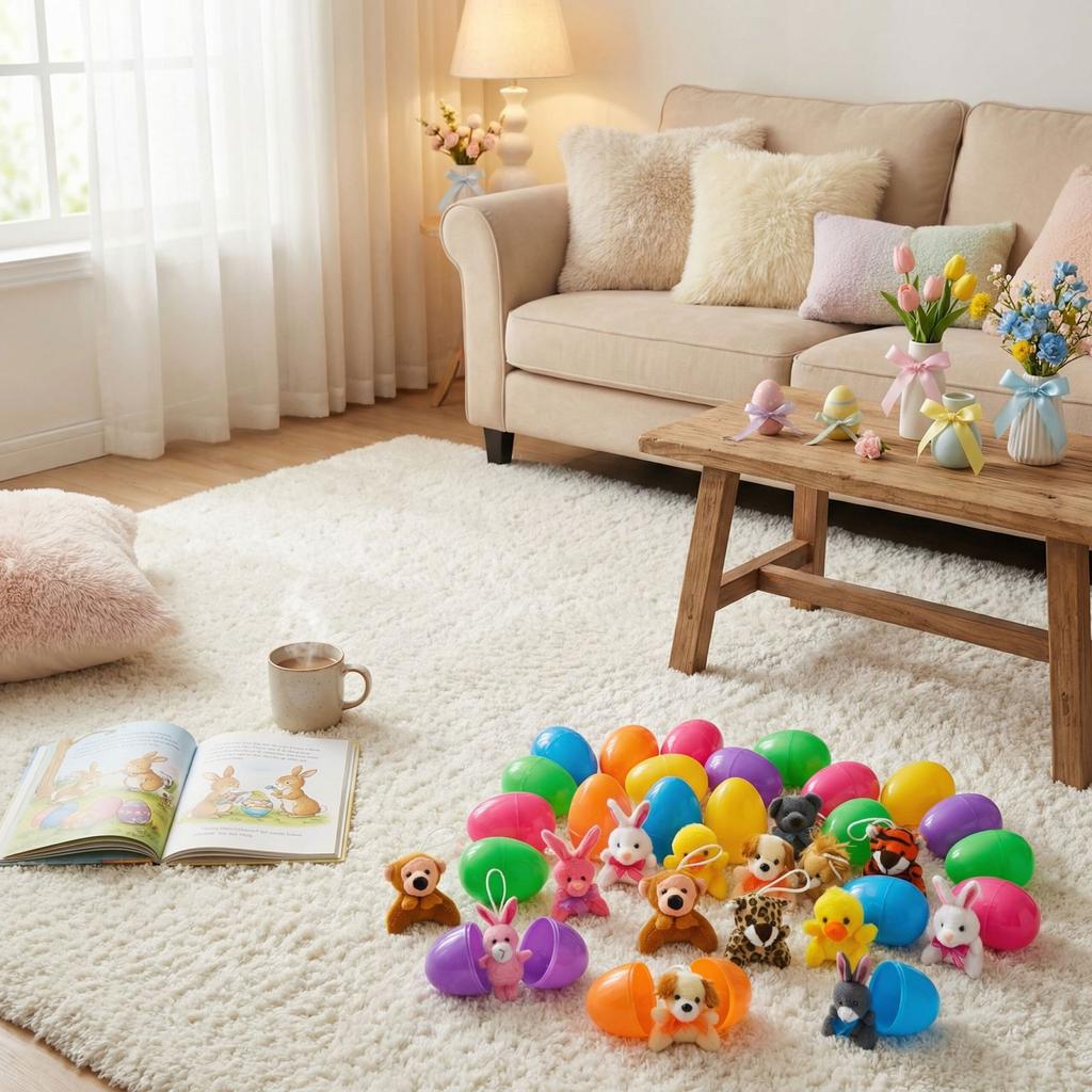 36pcs  Easter Egg Plush Animal Toys