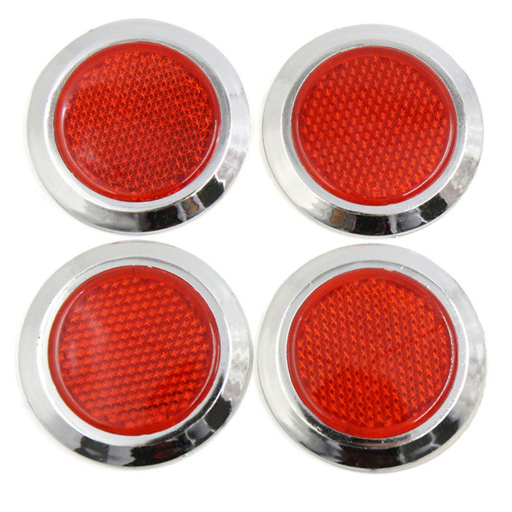 Покрытые красные автомобильные самоклеящиеся предупреждающие светоотражающие наклейки, отражатель, светоотражающие полосы