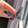 Exaggerated Clothing Alloy Diamond Rhinestone Butterfly Brooch Girl Cute Pin Fashion Popular Brooch Accessories