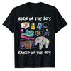 Born In The 80's Raised In The 90's T-Shirt Retro Style 80s 90s Graphic Tshirts Hobbies Lover Vintage Outfit Cool Party 50976