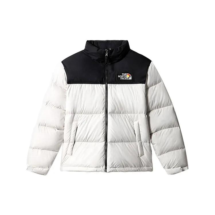 THE NORTH FACE 1996 Retro Nuptse 700 Fill Packable Pride Jacket 26'' Length Jacket White (Unisex) Down Jackets NF0A7QKX N3N
