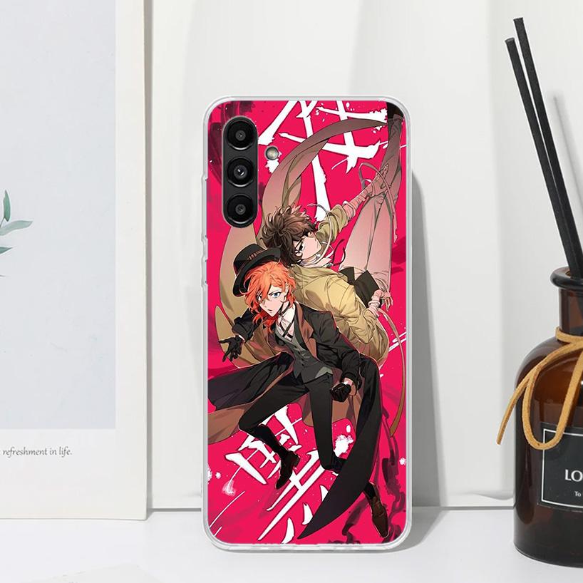 Чехол для телефона Bungo Stray Dogs Double Black для Samsung Galaxy A17 A37 A57 A16 A26 A36 A56 A15 A25 A35 A55 A14 A24 A34 A54 A13 A23
