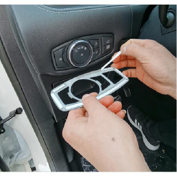 For FORD EDGE 2015- ABS Headlight Switch Button Cover Trim