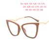 Oversize Cat Eyes Frame Clear Lens Glasses Women Men Myopia Nerd Spectacles Degree -0.5 -1.0 -2.0 -3.0 -4.0 To -6.0
