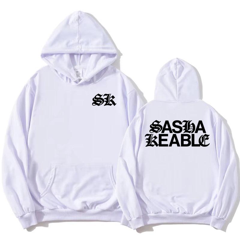 Саша Кибл Певица Принты Толстовки с длинным рукавом и капюшоном Графическая одежда Женская Мужская Осень