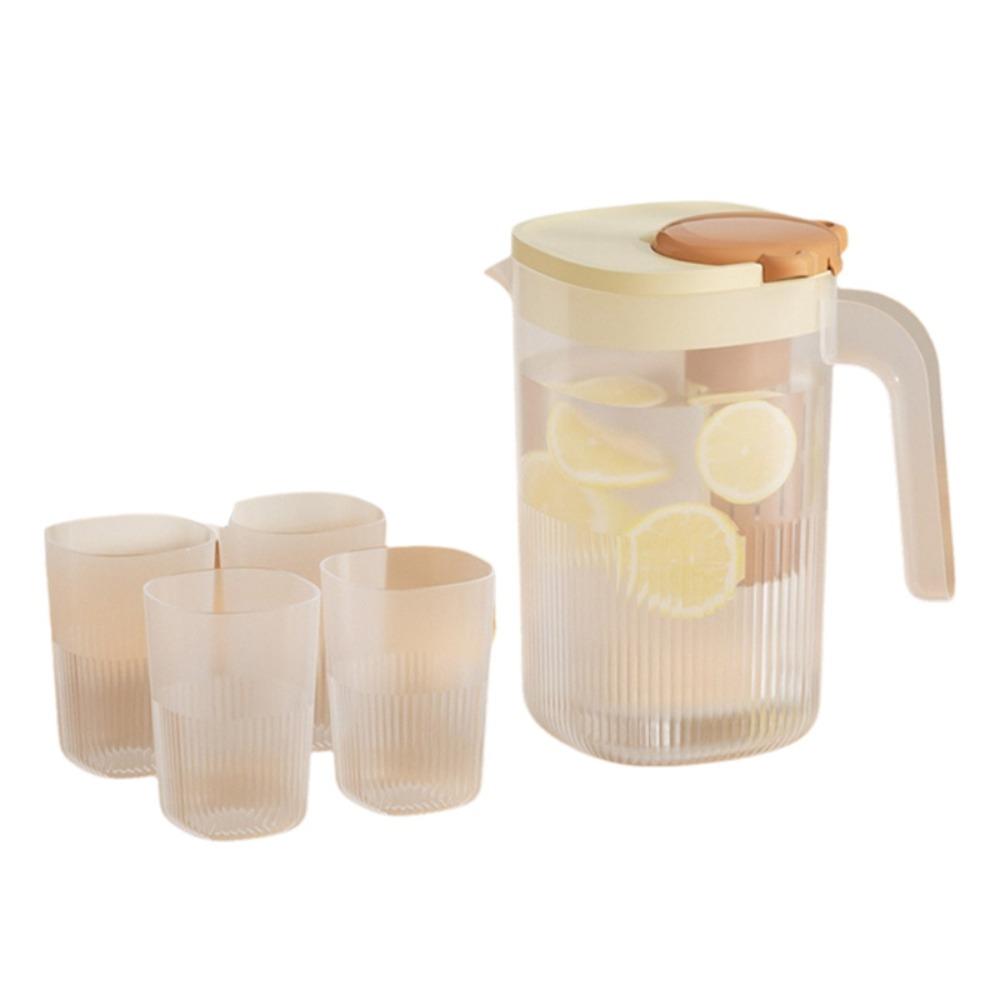with 4 Cup Cold Kettle Large Capacity Water Jug Drinkware Drink Container  Living Room