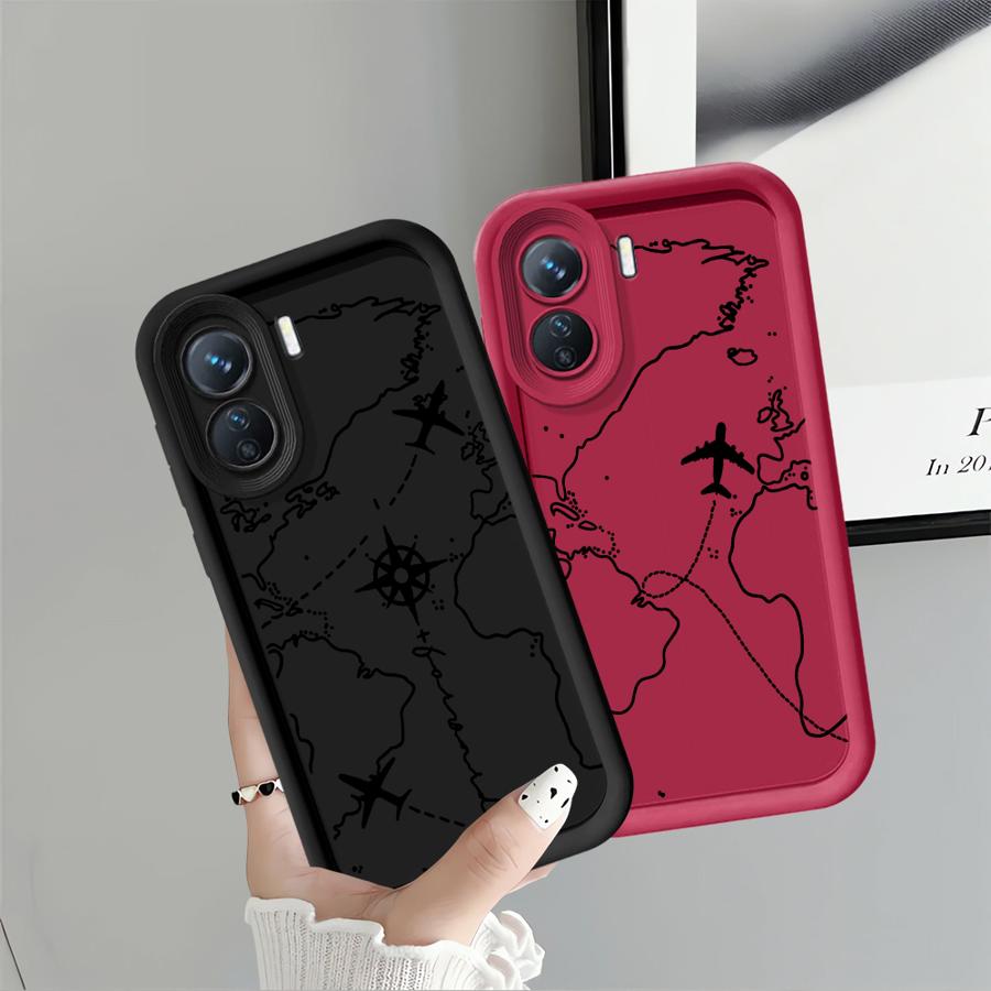 Чехол для телефона для Xiaomi Redmi Note 14 Pro Plus 12S 11S 9s 11 10S 12 Note 13 10 Маршрут самолета