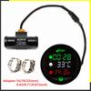 KOSO Motorcycle electronics For NMAX PCX XMAX 125 250 300 XJ6 CB650F AEROX Water Temperature Hour counter meter engine hours