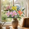Real Touch Simulated Flower Handmade Wedding Bouquets Silk Fake Bouquets  Party Decor