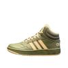 Hoops Synthetic Leather Comfortable Non-Slip Warm Mid-Top Kids Sneakers Kids Sneakers Green IH7895