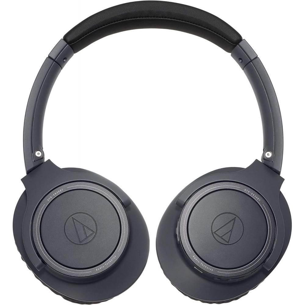 Наушники Audio Technica Ath Sr30bt Bk Беспроводные наушники BlueTooth с микрофоном До 70 часов воспроизведения Черный Ath Sr30bt Bk Черный